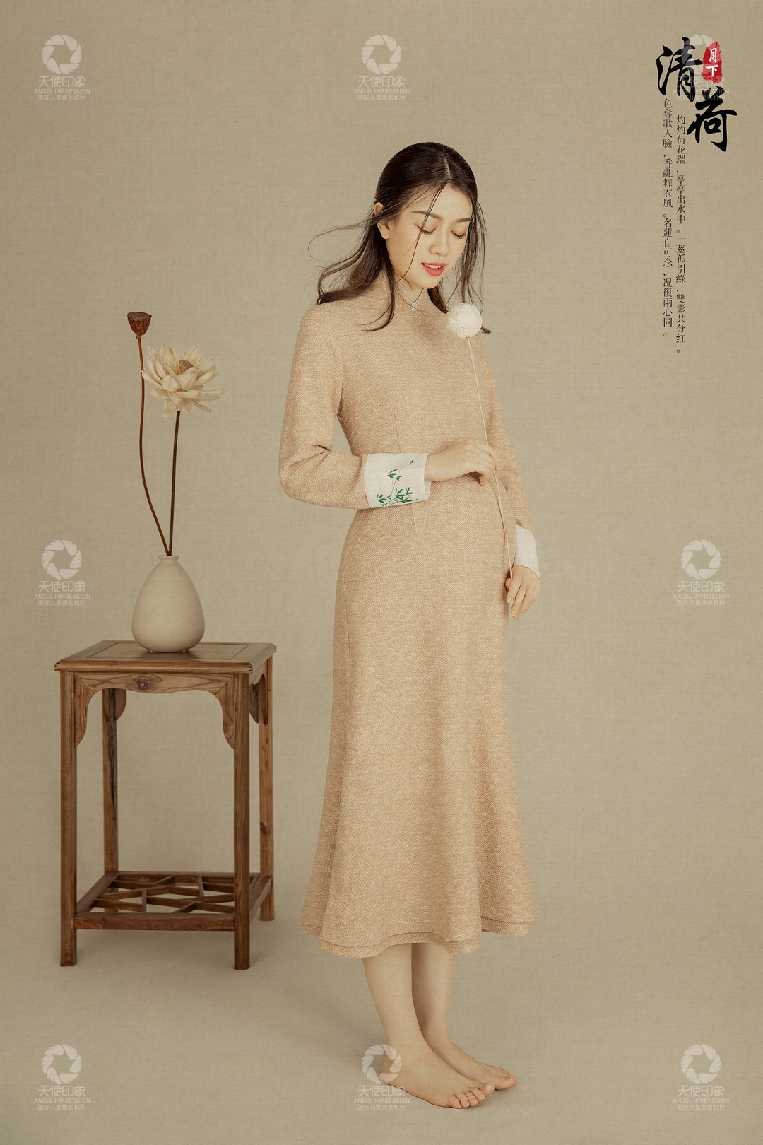 月下清荷_成都孕妇照_花锦馆