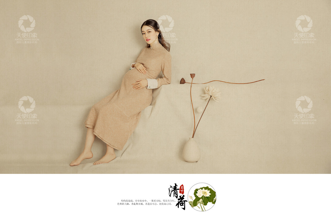 月下清荷_成都孕妇照_花锦馆