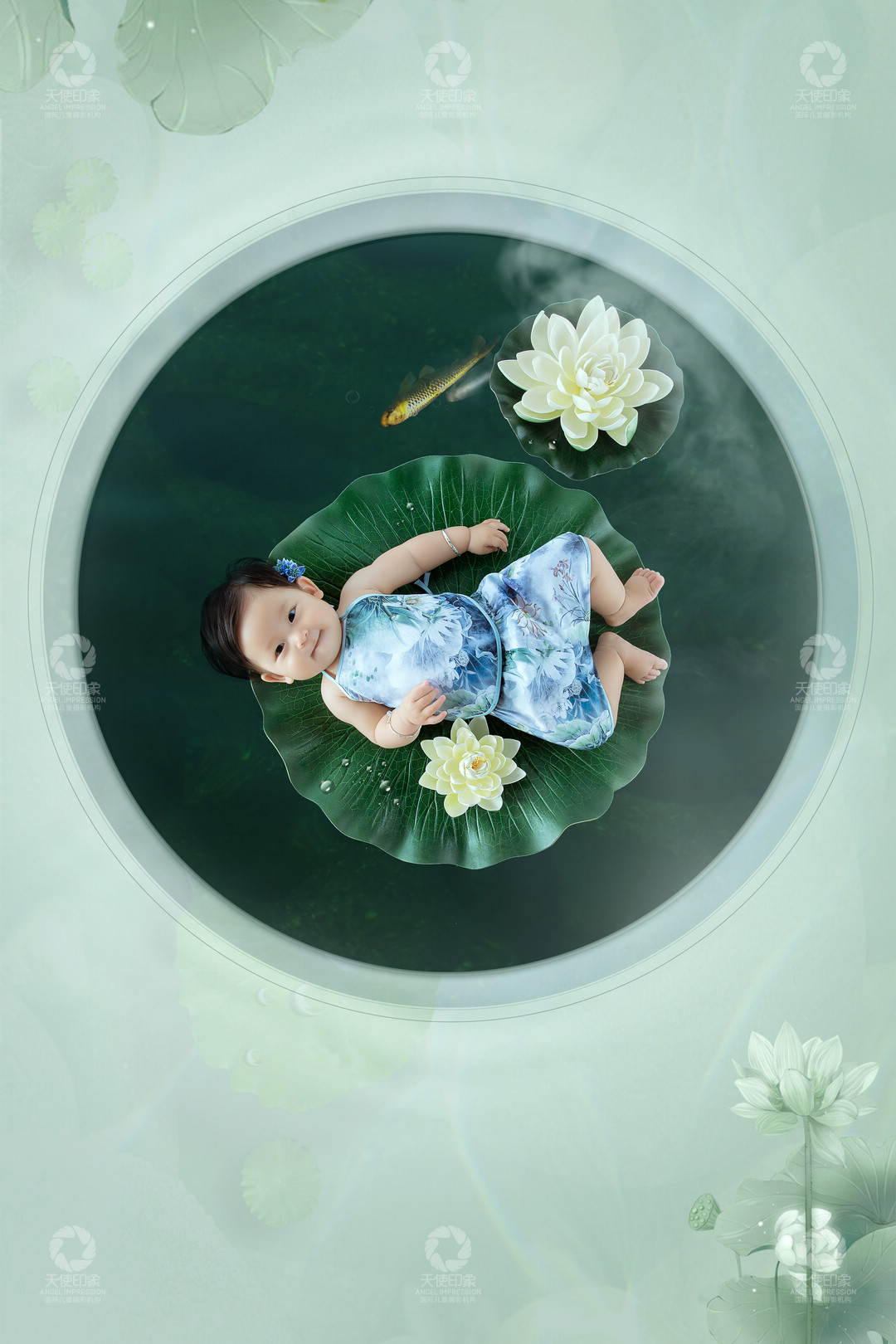 莲叶弯弯_成都儿童摄影_欧美馆