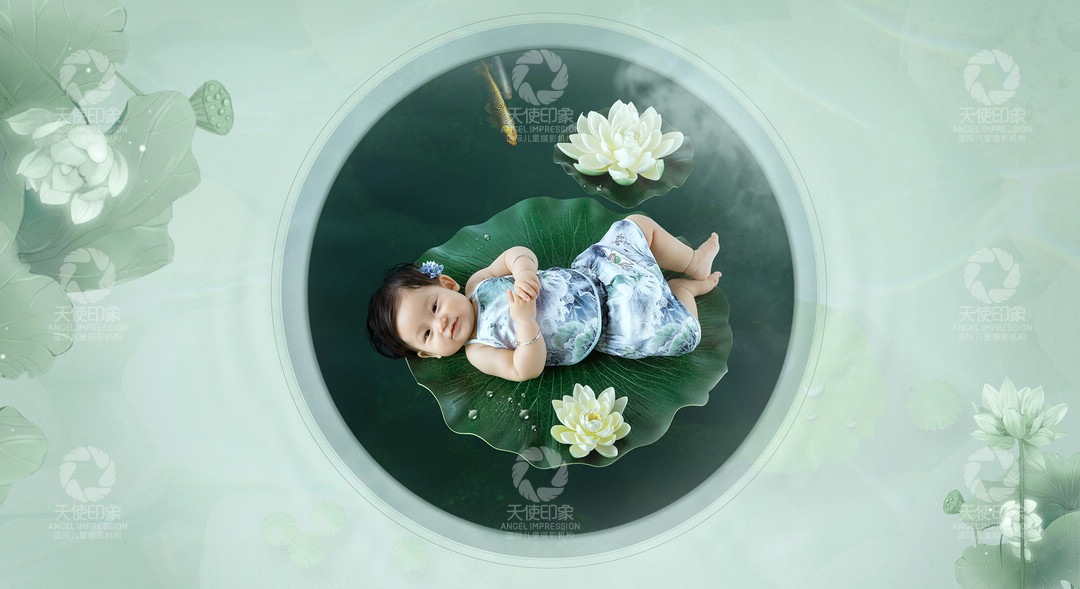 莲叶弯弯_成都儿童摄影_欧美馆