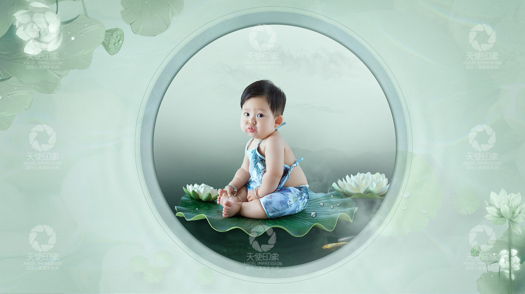 莲叶弯弯_成都儿童摄影_欧美馆
