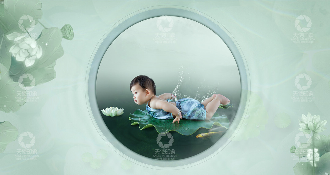 莲叶弯弯_成都儿童摄影_欧美馆