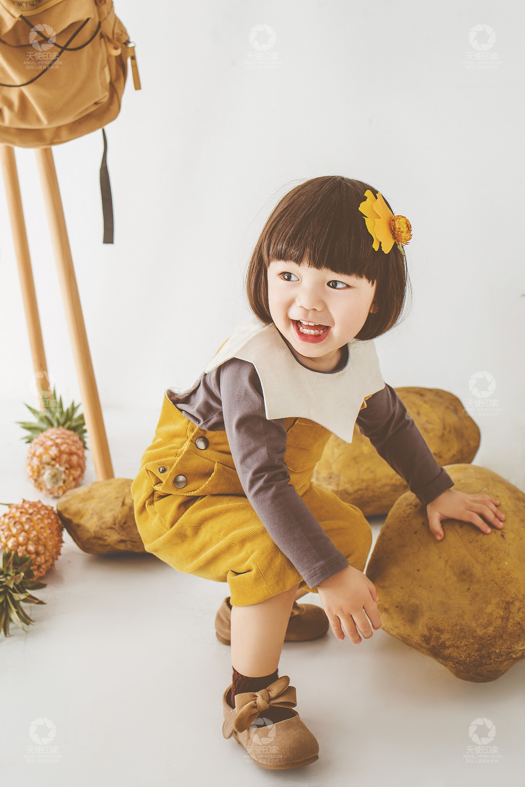 菠萝女孩_成都儿童摄影_金沙