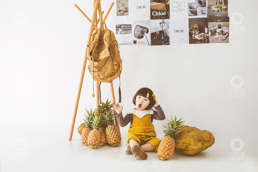 菠萝女孩_成都儿童摄影_金沙