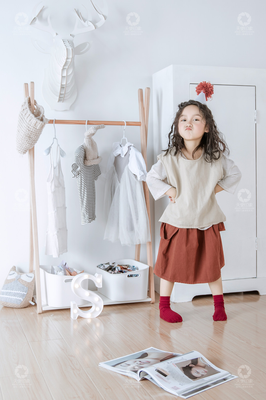 小红芭比_成都儿童摄影_北欧馆