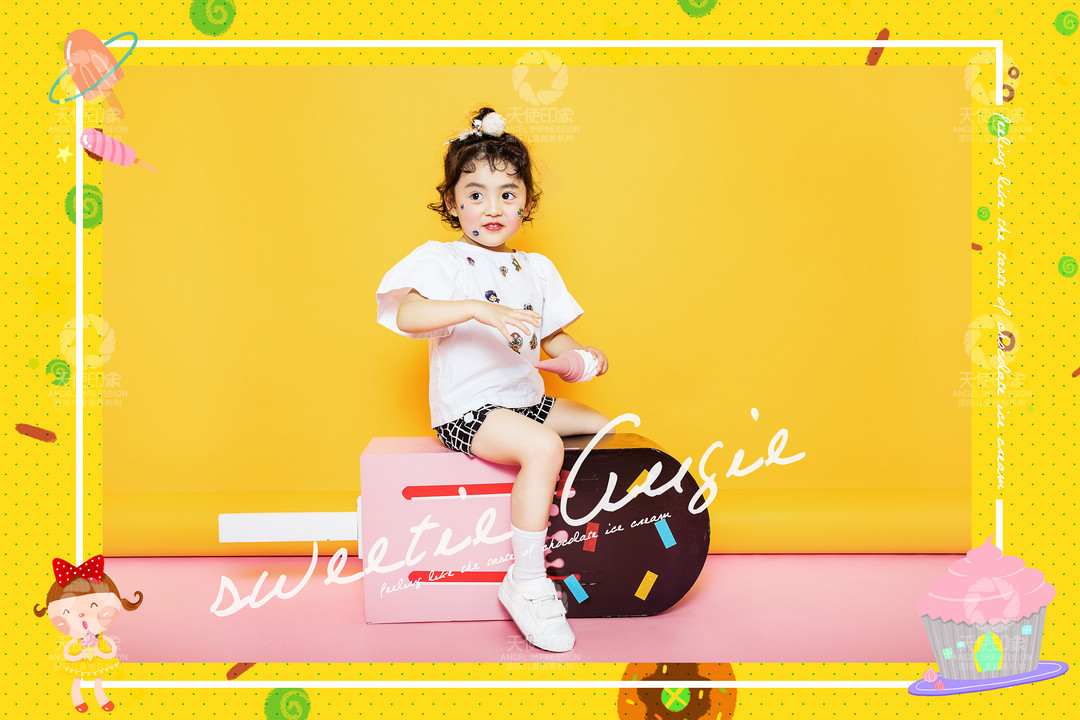 冰激凌女孩_成都儿童摄影_北欧馆