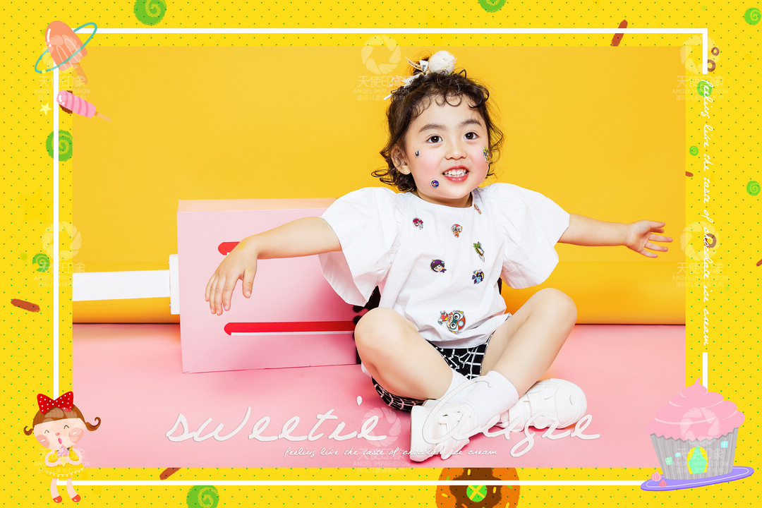 冰激凌女孩_成都儿童摄影_北欧馆
