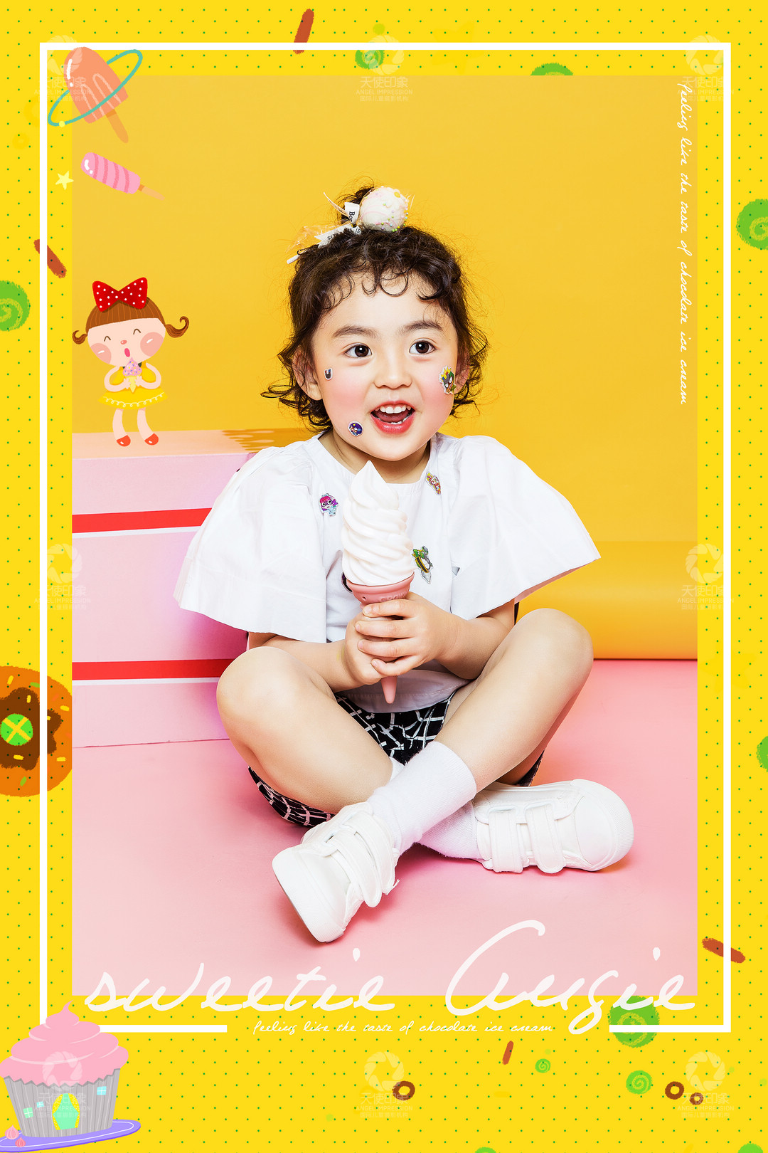 冰激凌女孩_成都儿童摄影_北欧馆