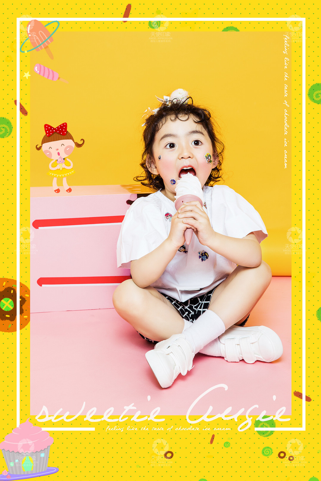 冰激凌女孩_成都儿童摄影_北欧馆