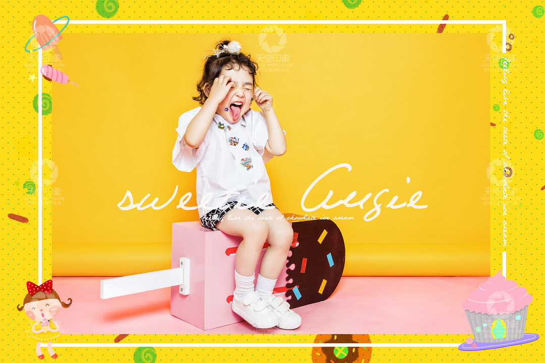 冰激凌女孩_成都儿童摄影_北欧馆