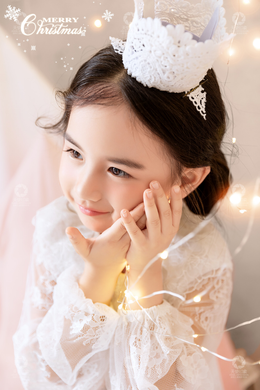 粉色圣诞_成都儿童摄影_北欧馆