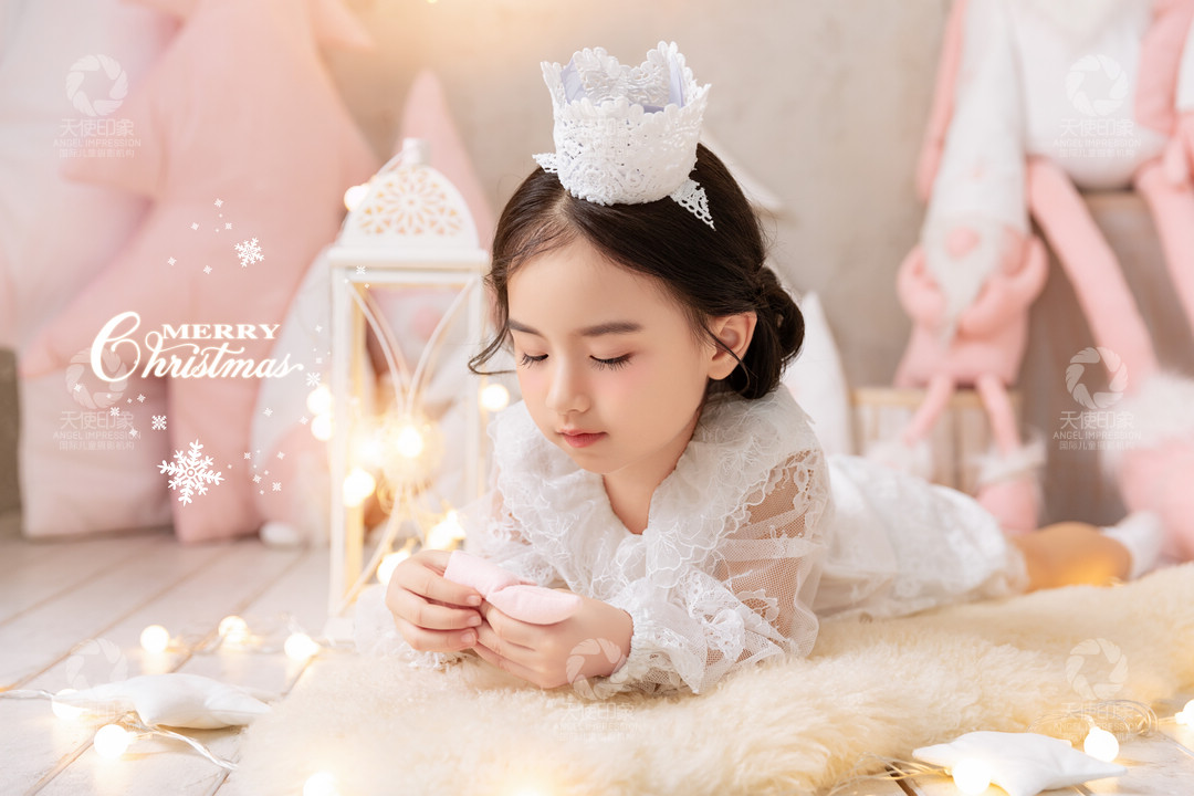 粉色圣诞_成都儿童摄影_北欧馆