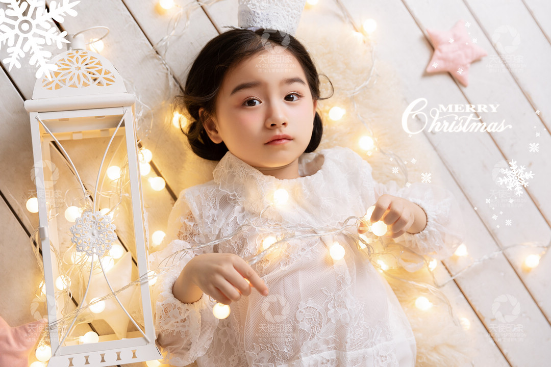 粉色圣诞_成都儿童摄影_北欧馆