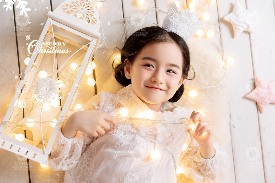 粉色圣诞_成都儿童摄影_北欧馆