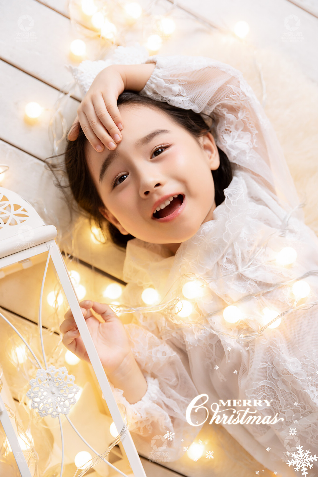 粉色圣诞_成都儿童摄影_北欧馆