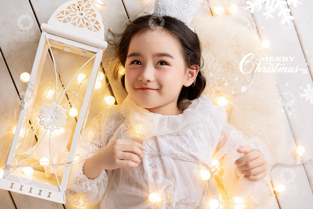 粉色圣诞_成都儿童摄影_北欧馆