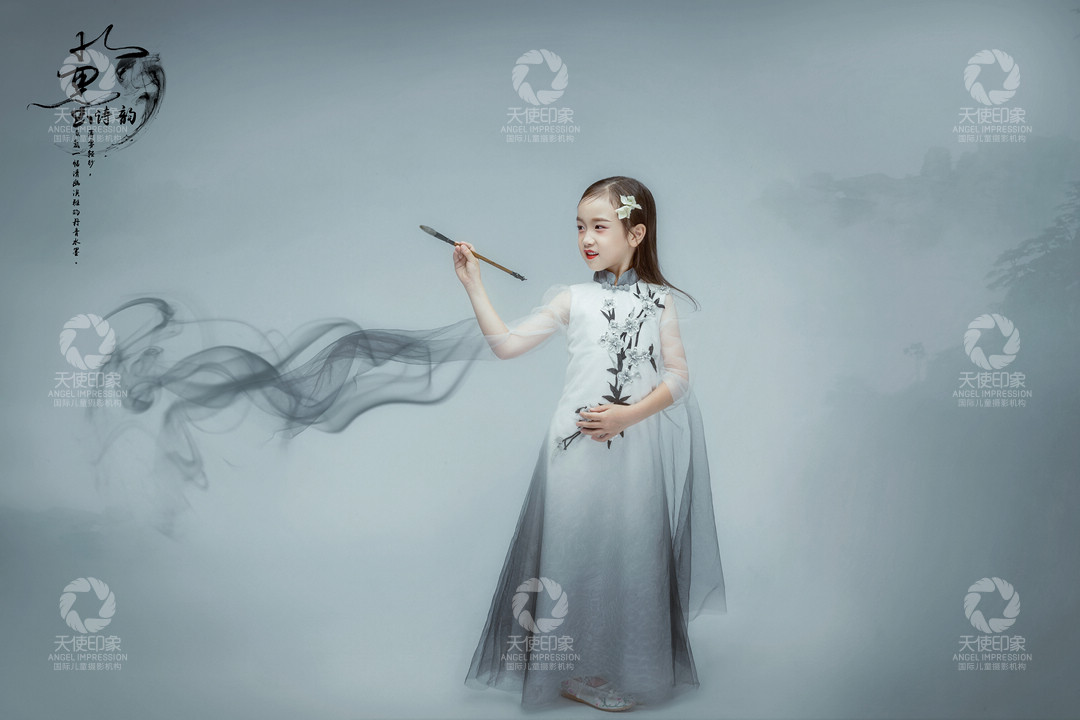 水墨诗韵_成都儿童摄影_花锦馆