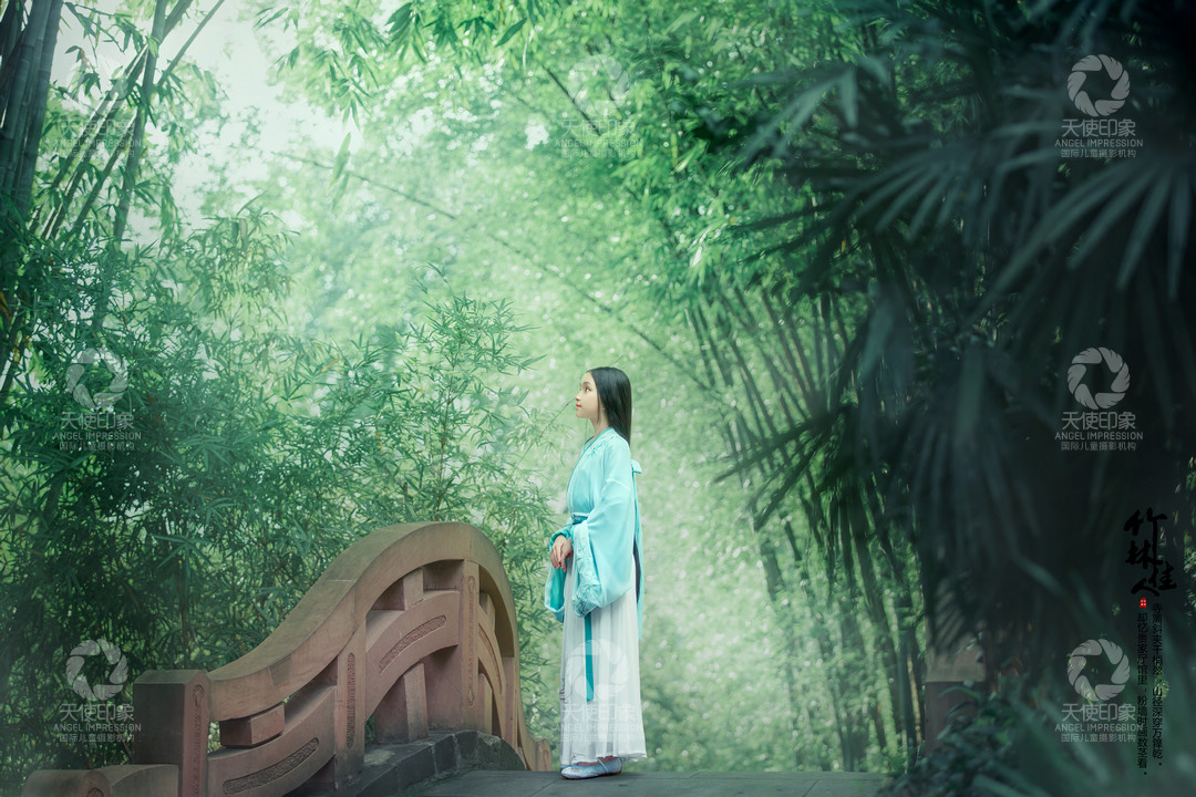 竹林佳人_成都儿童摄影_花锦馆