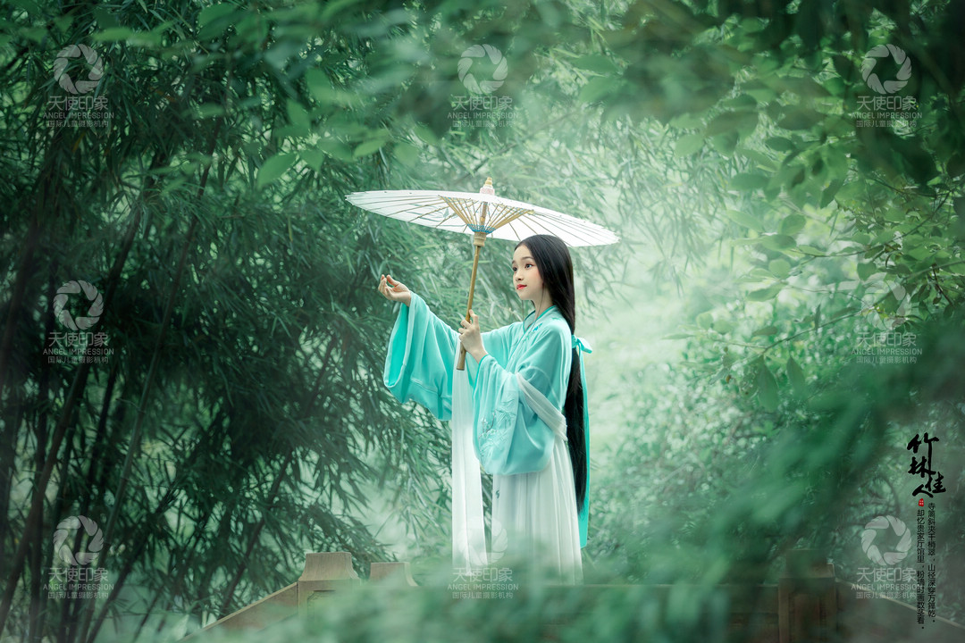 竹林佳人_成都儿童摄影_花锦馆