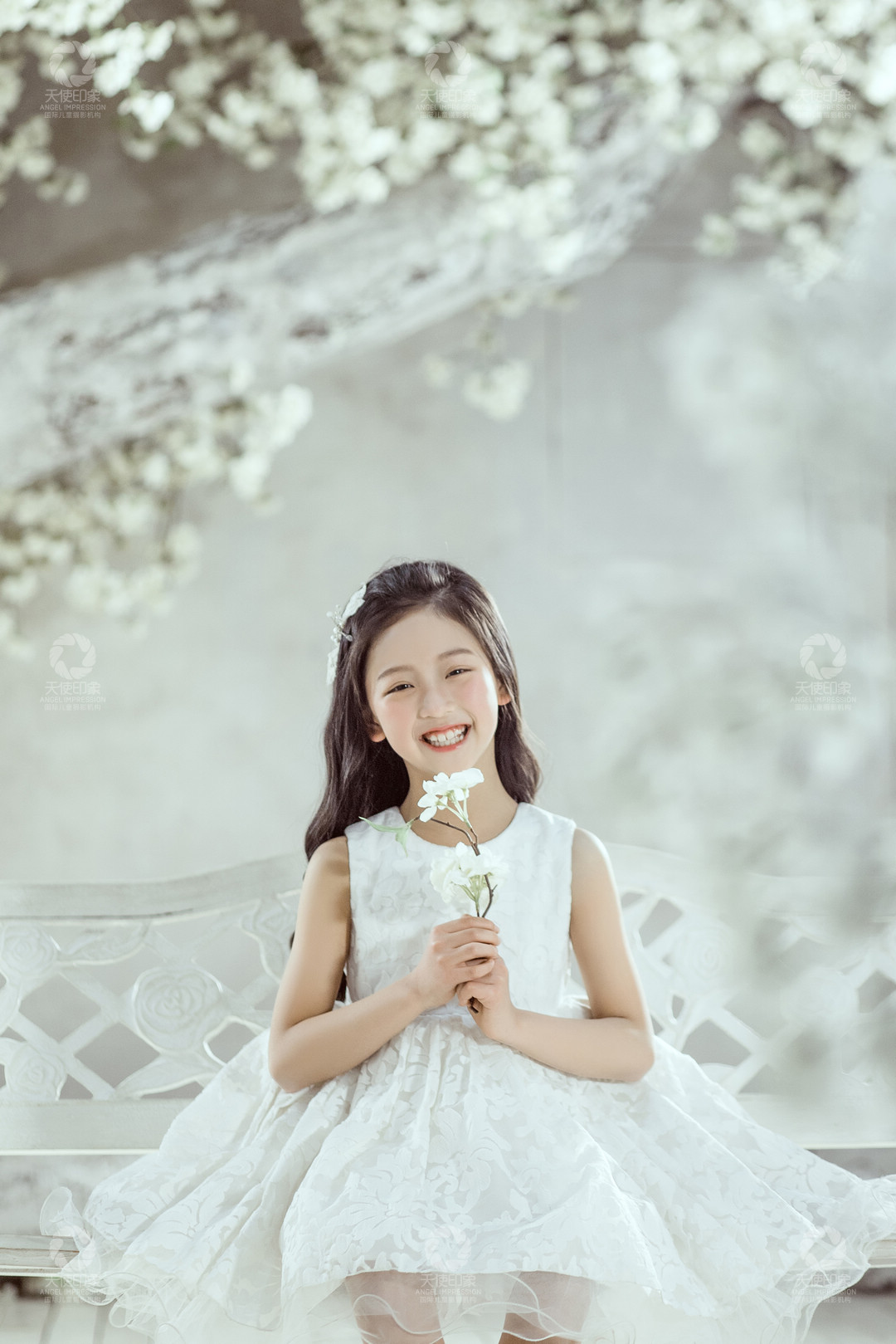 落英树下_成都儿童摄影_花锦馆