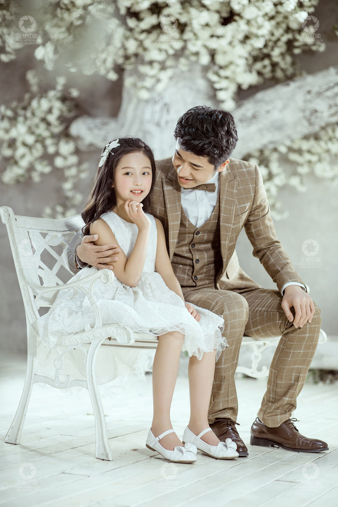 落英树下_成都儿童摄影_花锦馆