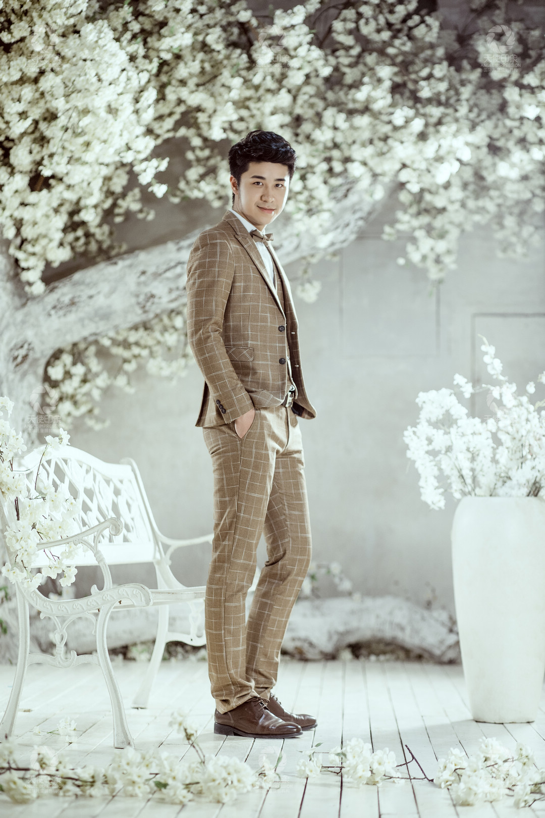 落英树下_成都儿童摄影_花锦馆