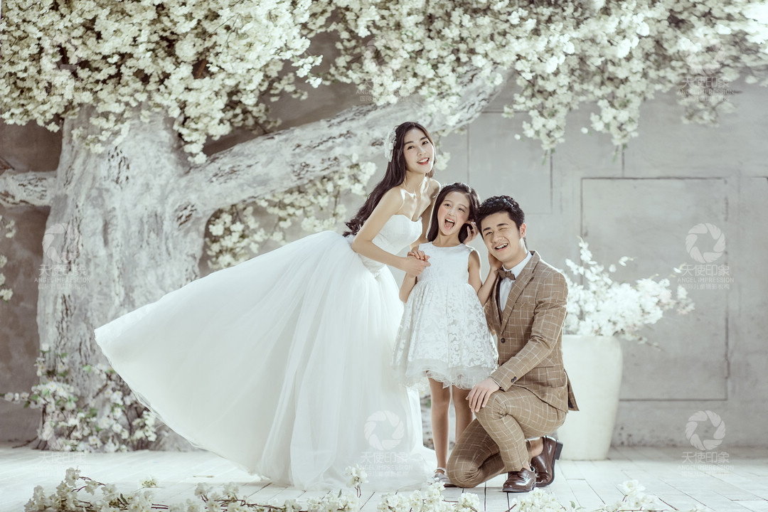 落英树下_成都儿童摄影_花锦馆