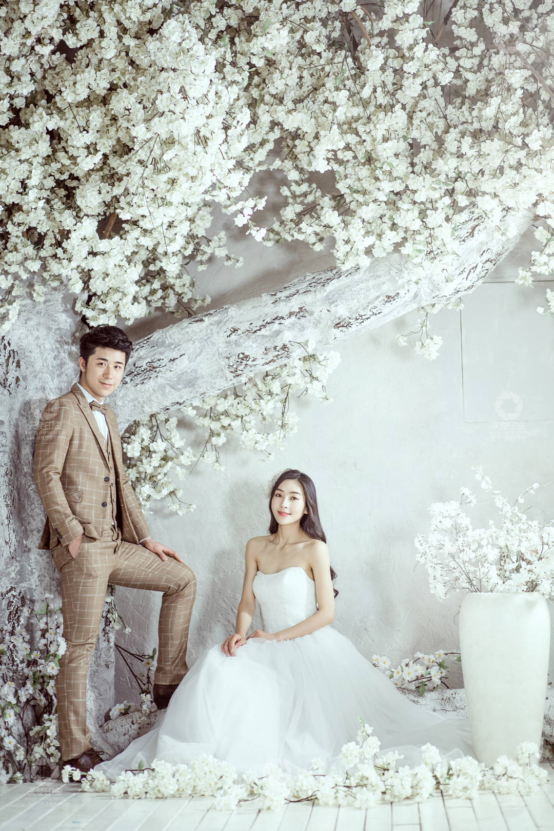 落英树下_成都儿童摄影_花锦馆