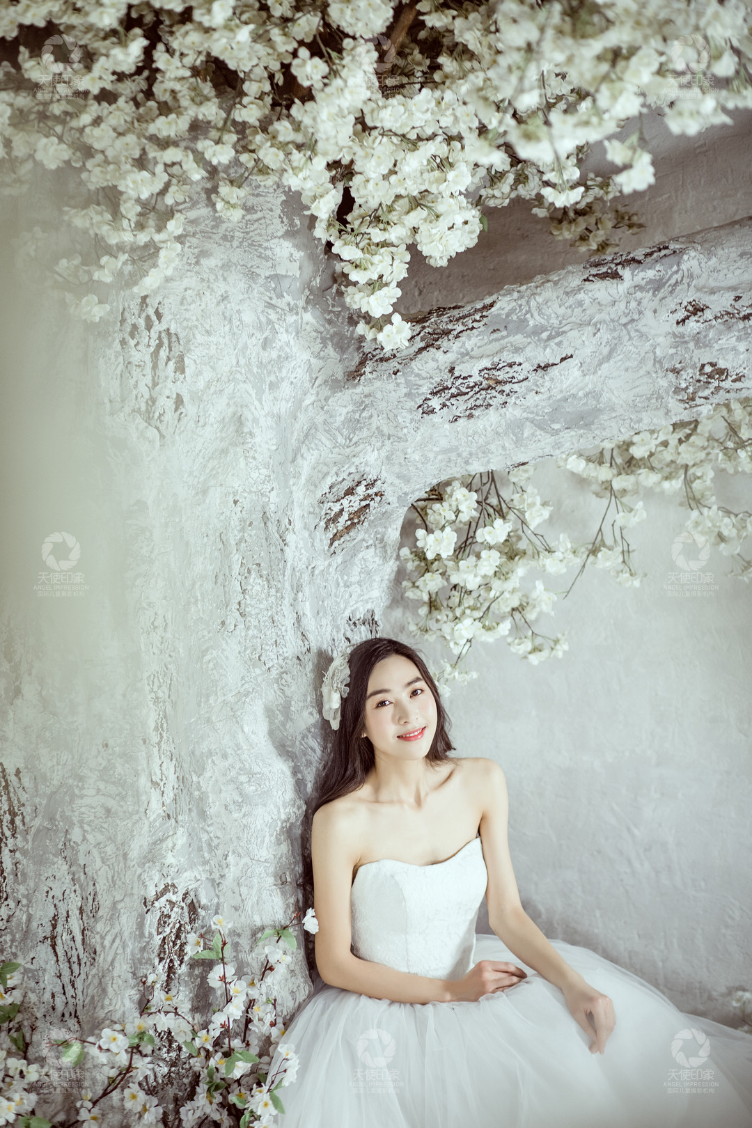 落英树下_成都儿童摄影_花锦馆