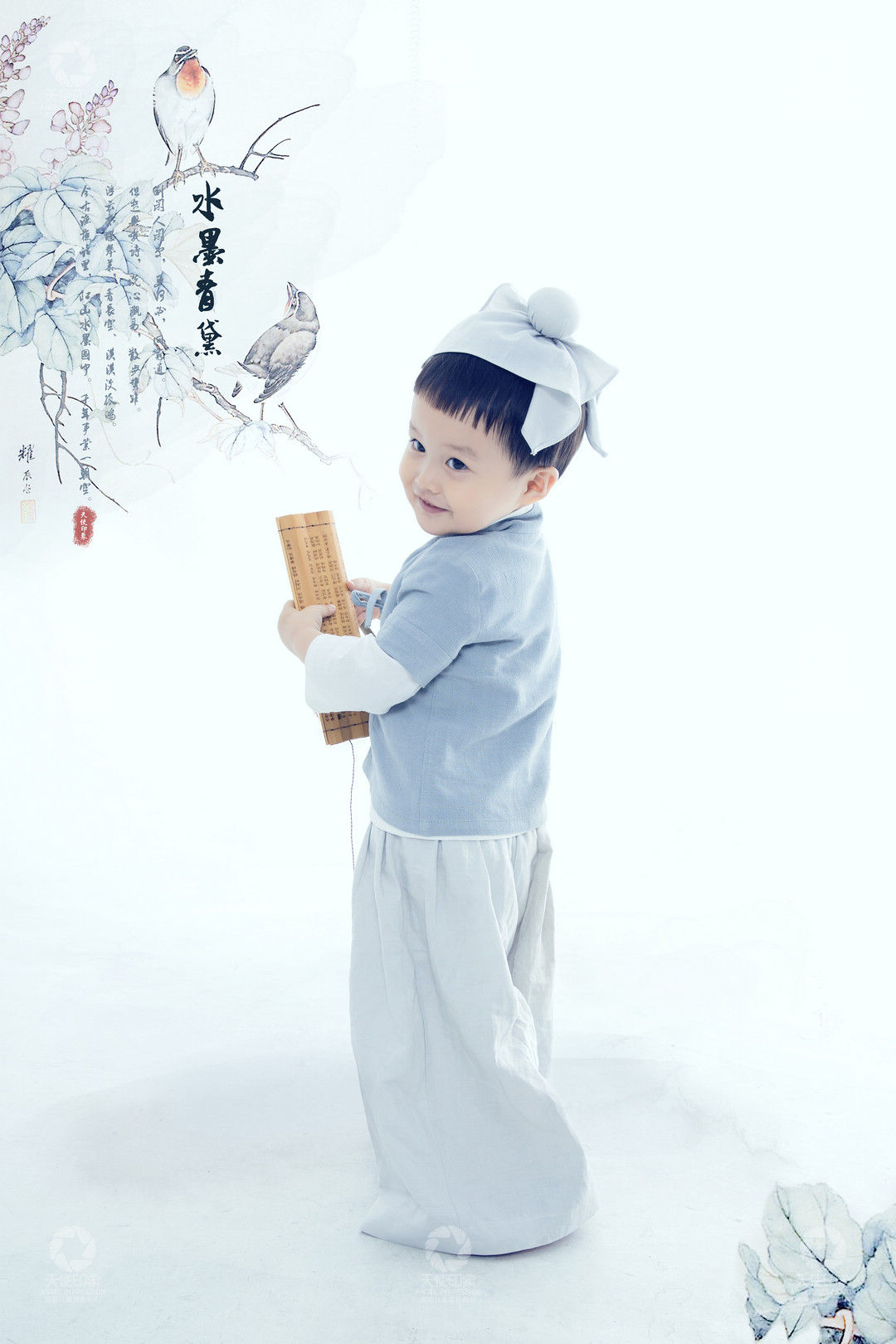 水墨青黛_成都儿童摄影_花锦馆