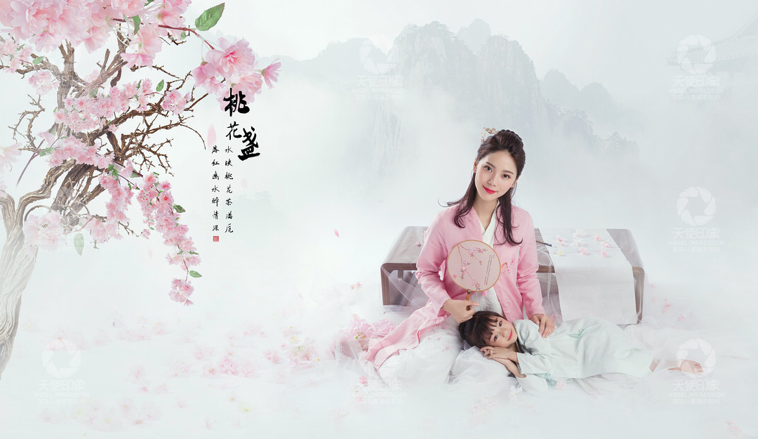 桃花盏_成都儿童摄影_花锦馆