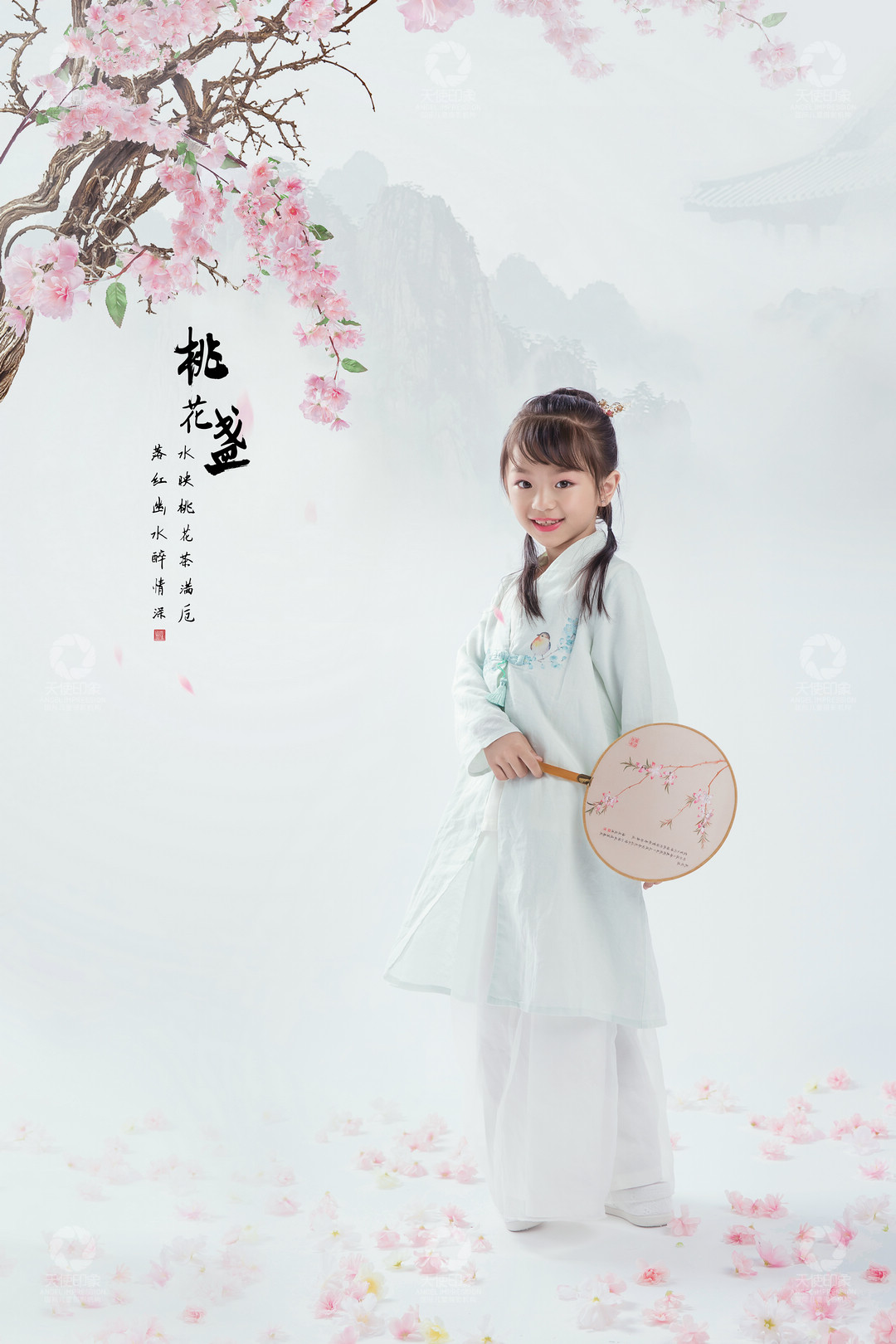 桃花盏_成都儿童摄影_花锦馆