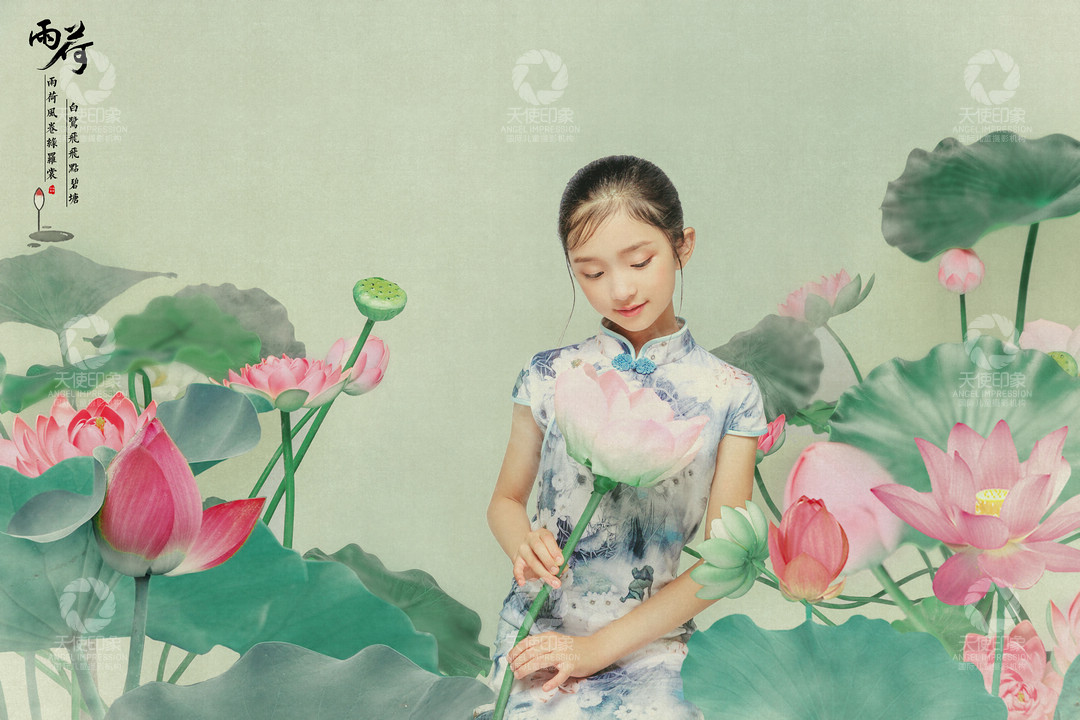 雨荷_成都儿童摄影_花锦馆
