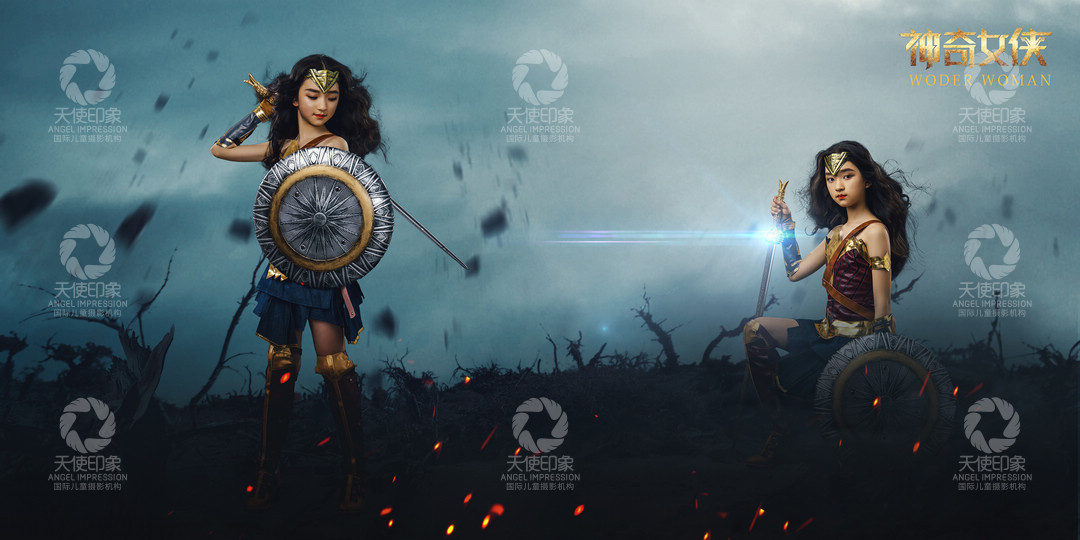 神奇女侠_成都儿童摄影_炫酷馆