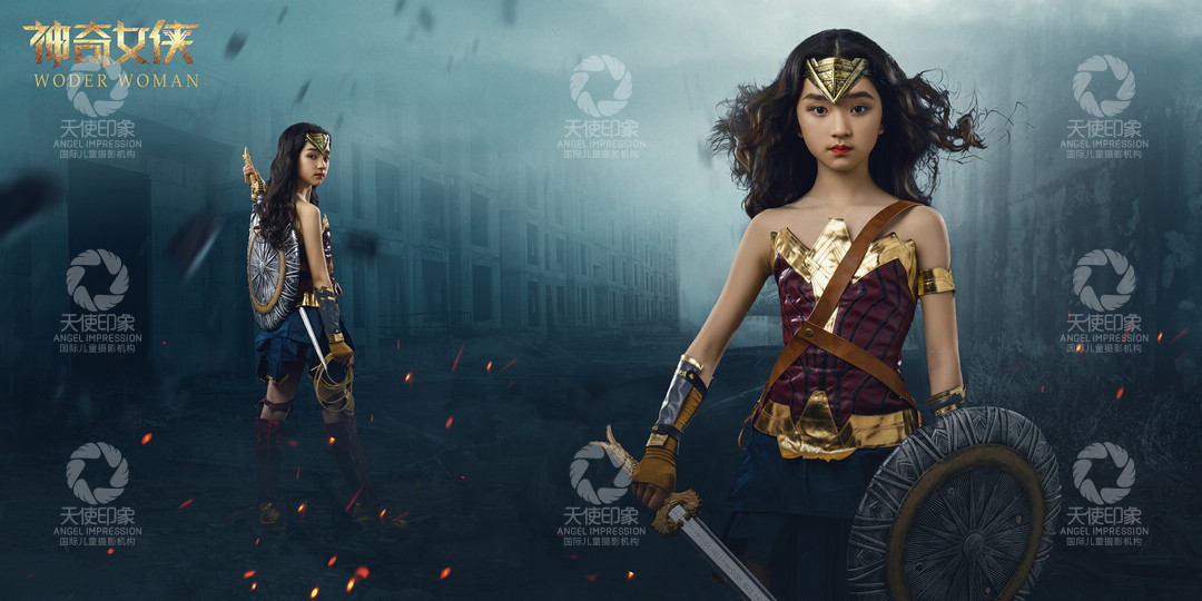 神奇女侠_成都儿童摄影_炫酷馆