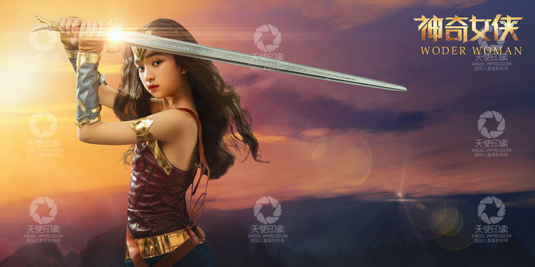 神奇女侠_成都儿童摄影_炫酷馆