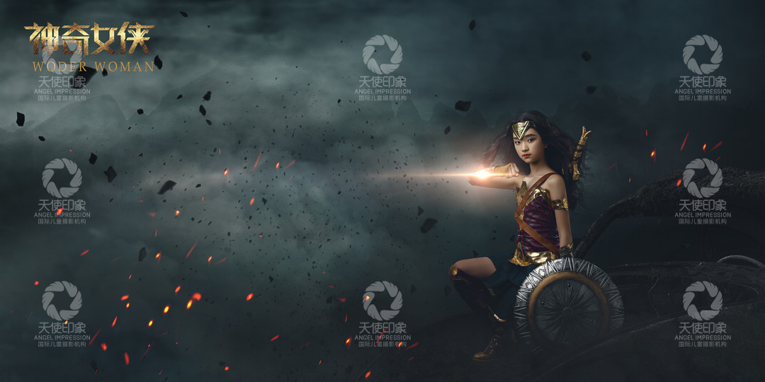 神奇女侠_成都儿童摄影_炫酷馆