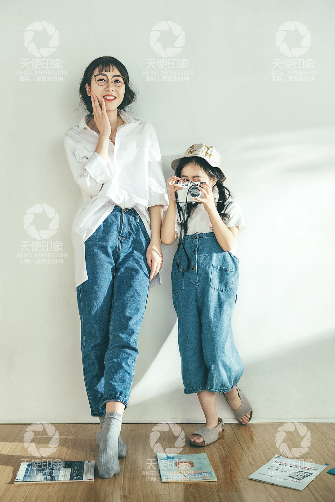 牛仔的夏天_亲子照