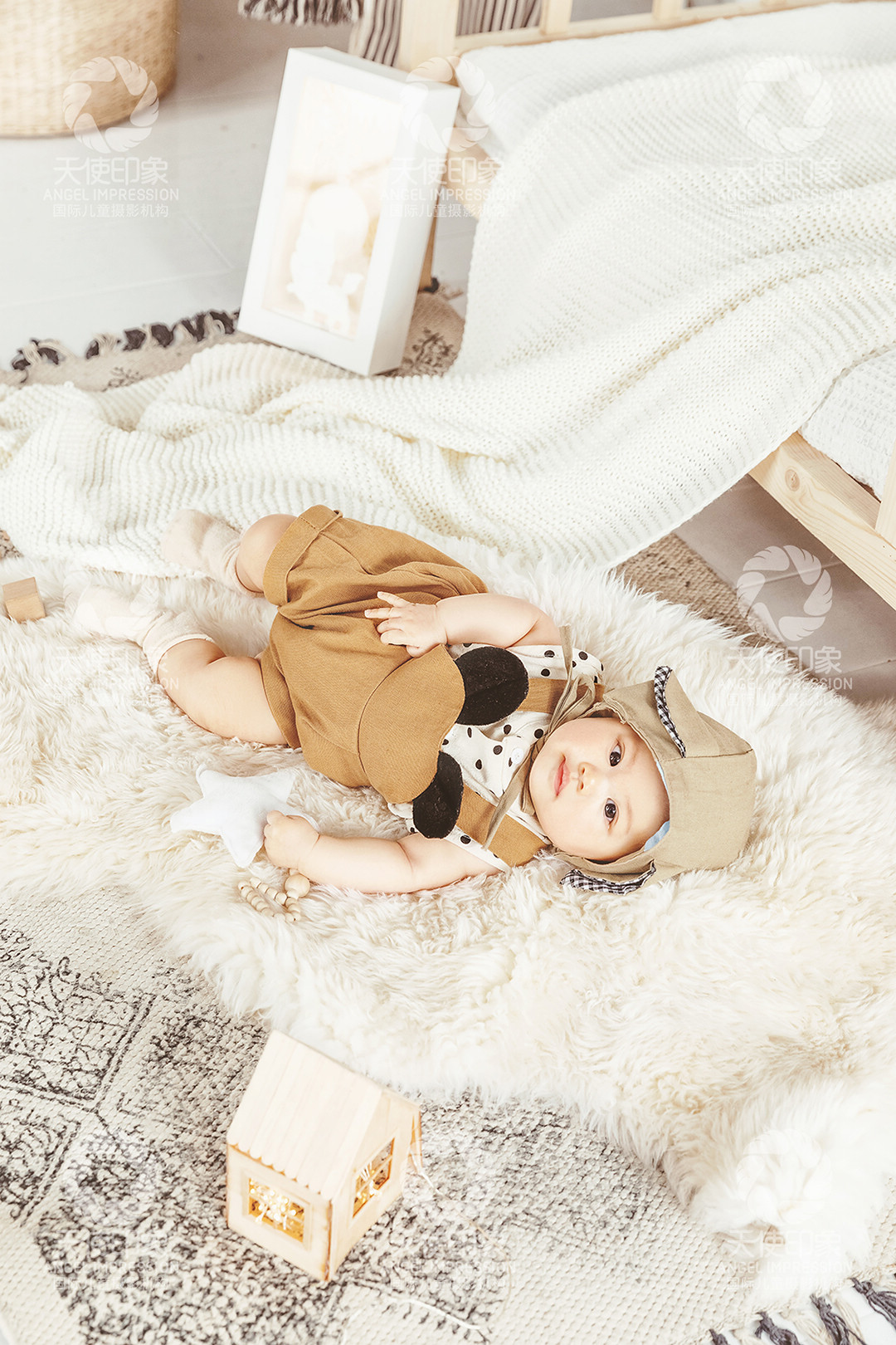 兔兔的午睡时刻_宝宝百天照