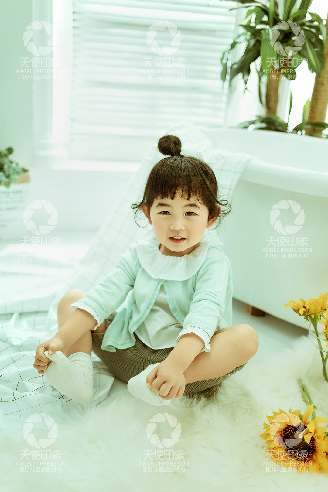 向日葵的祈愿_宝宝照