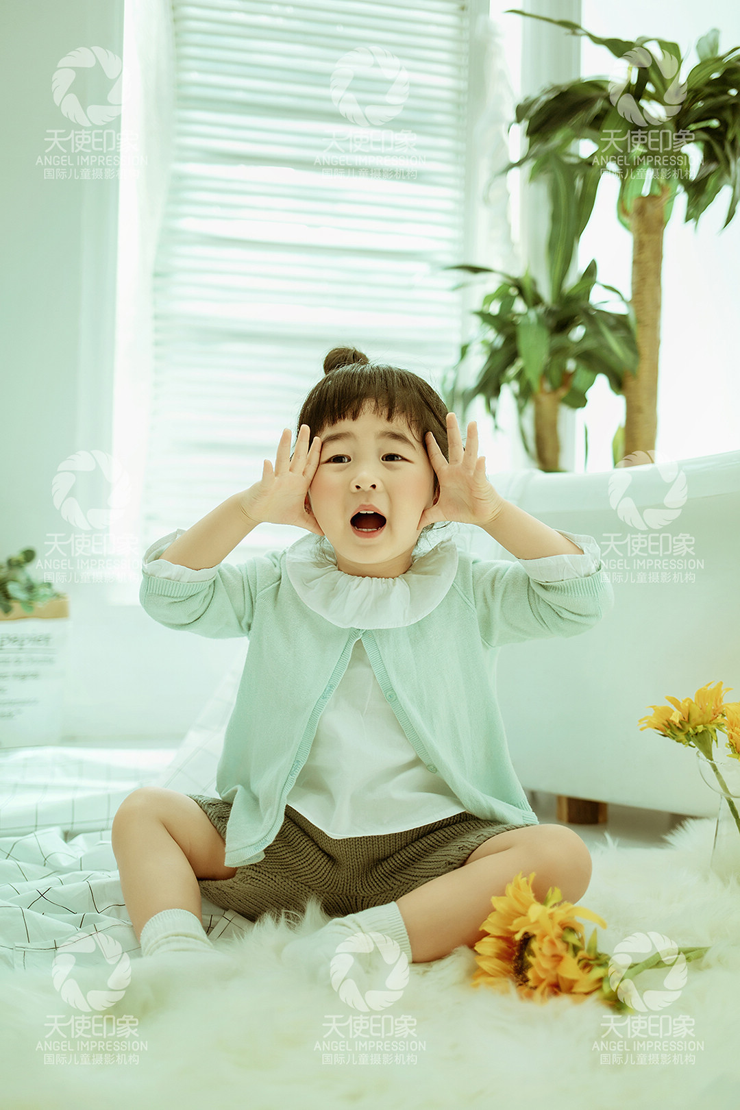 向日葵的祈愿_宝宝照