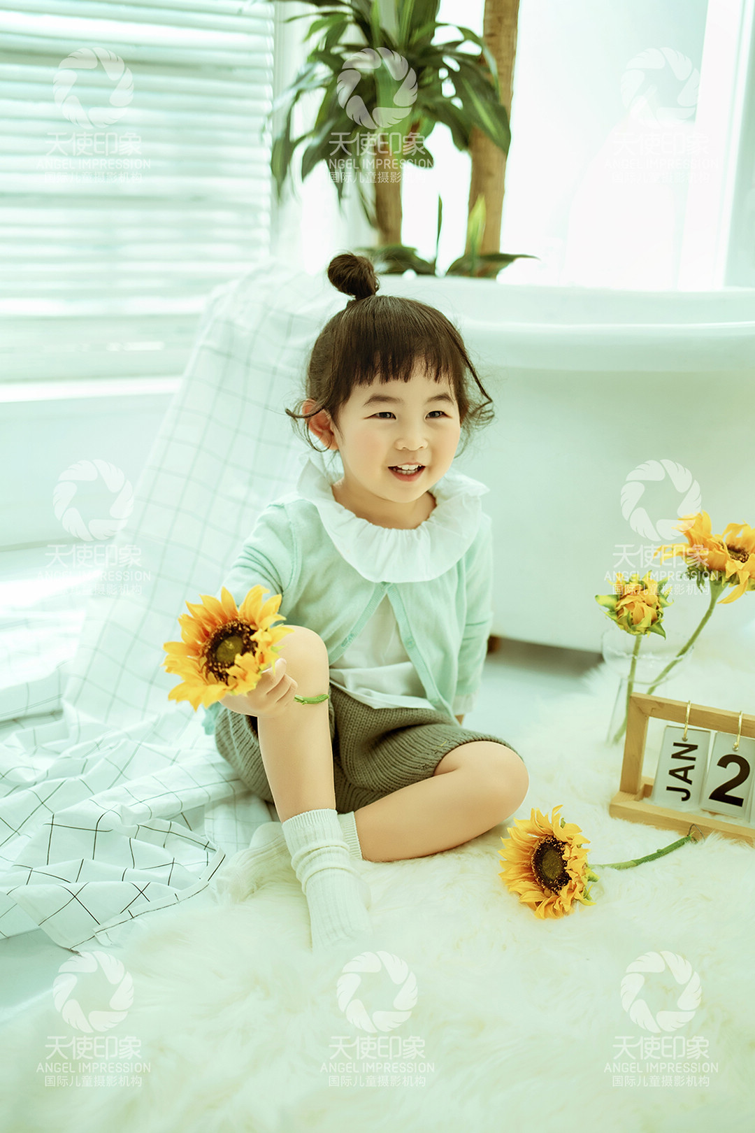 向日葵的祈愿_宝宝照