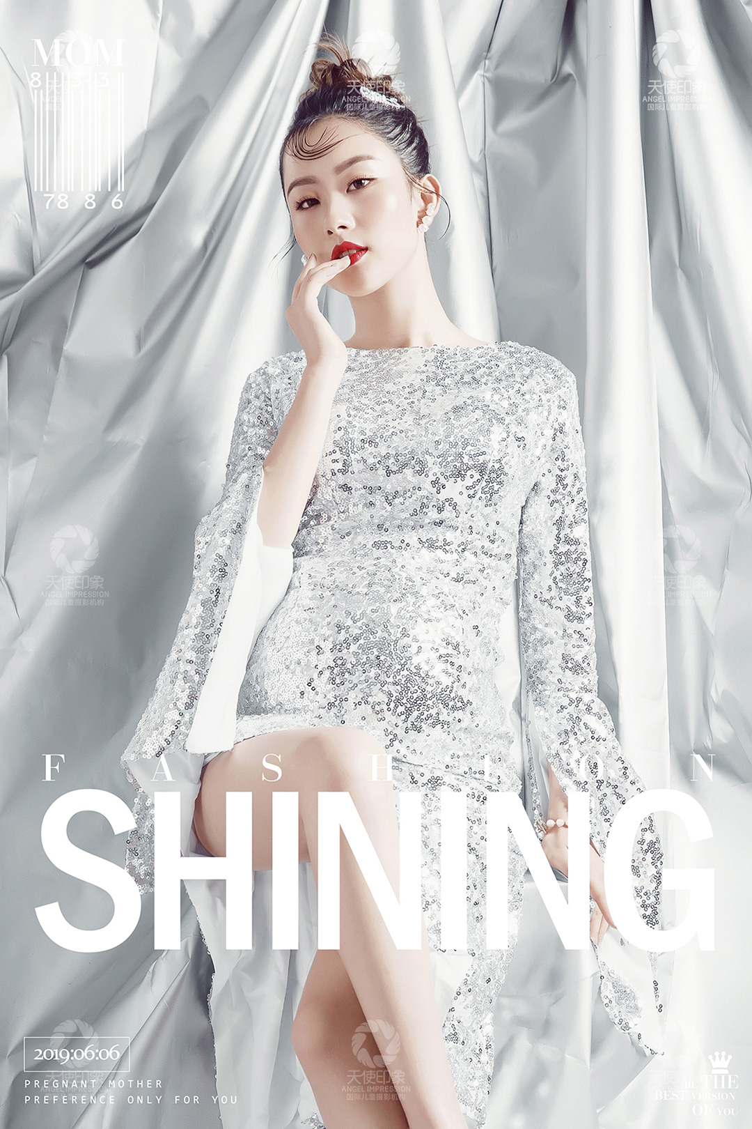 银色妖姬_成都孕妈照