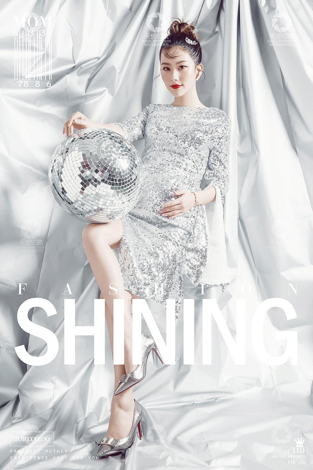 银色妖姬_成都孕妈照