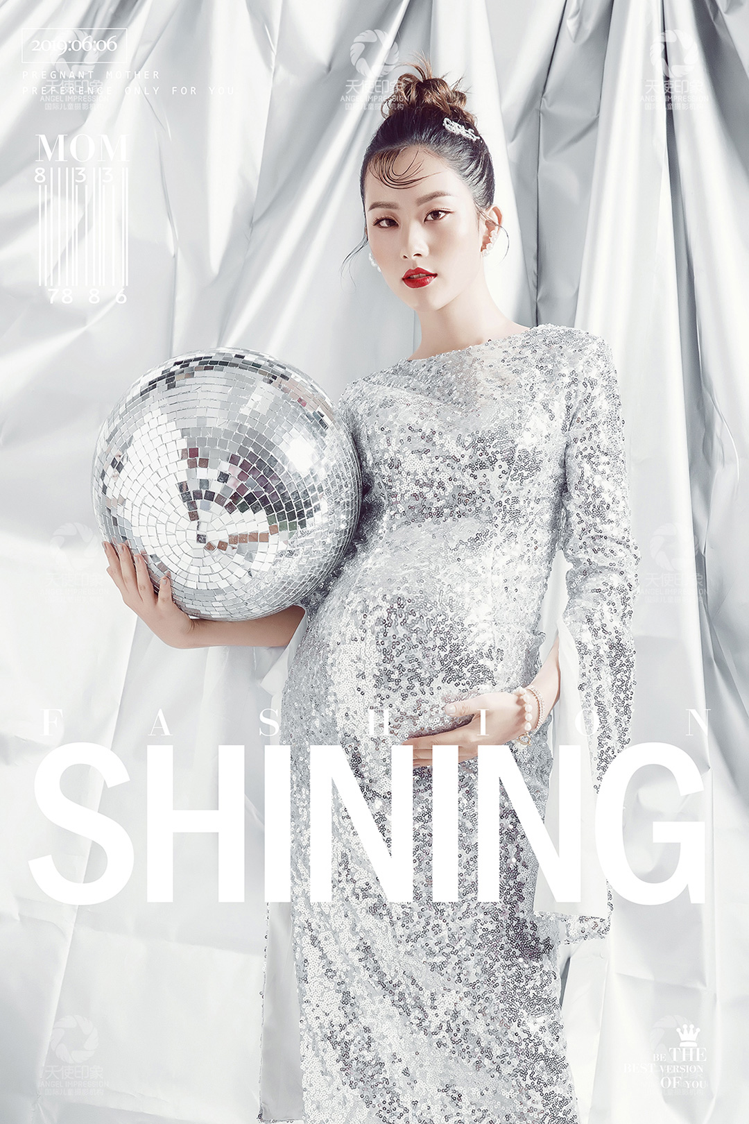 银色妖姬_成都孕妈照