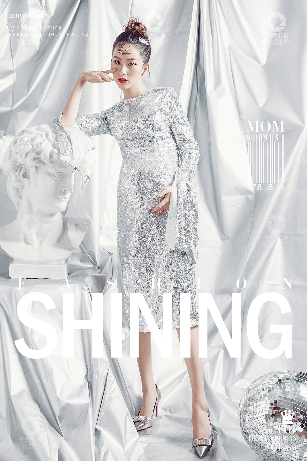 银色妖姬_成都孕妈照