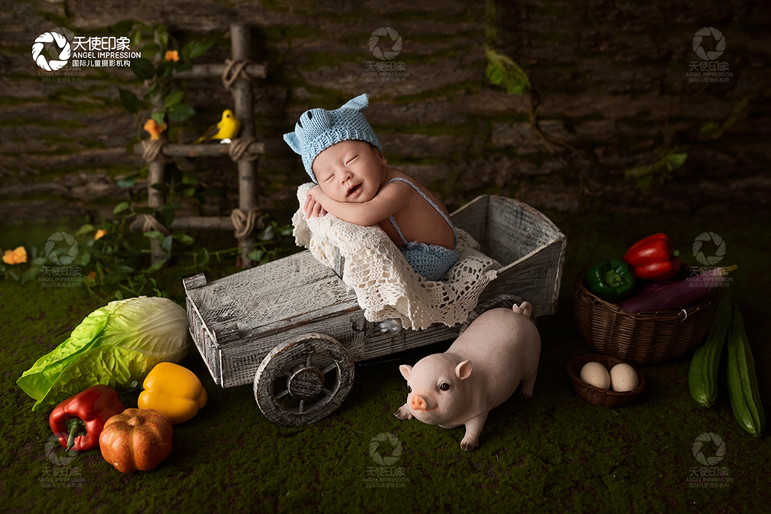 小小卖货郎_成都婴儿摄影