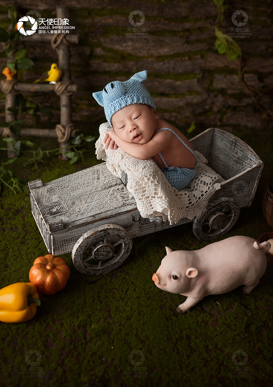 小小卖货郎_成都婴儿摄影