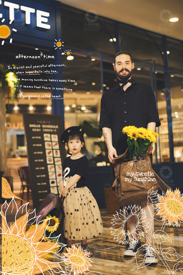  午后阳光咖啡馆_成都亲子照