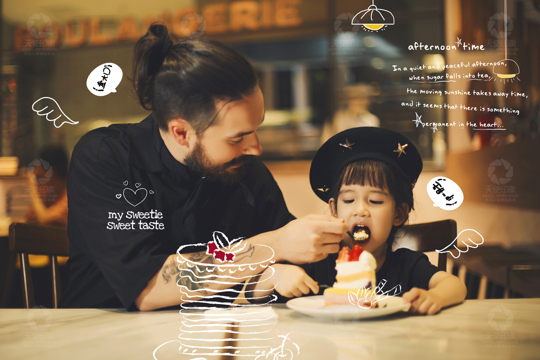  午后阳光咖啡馆_成都亲子照